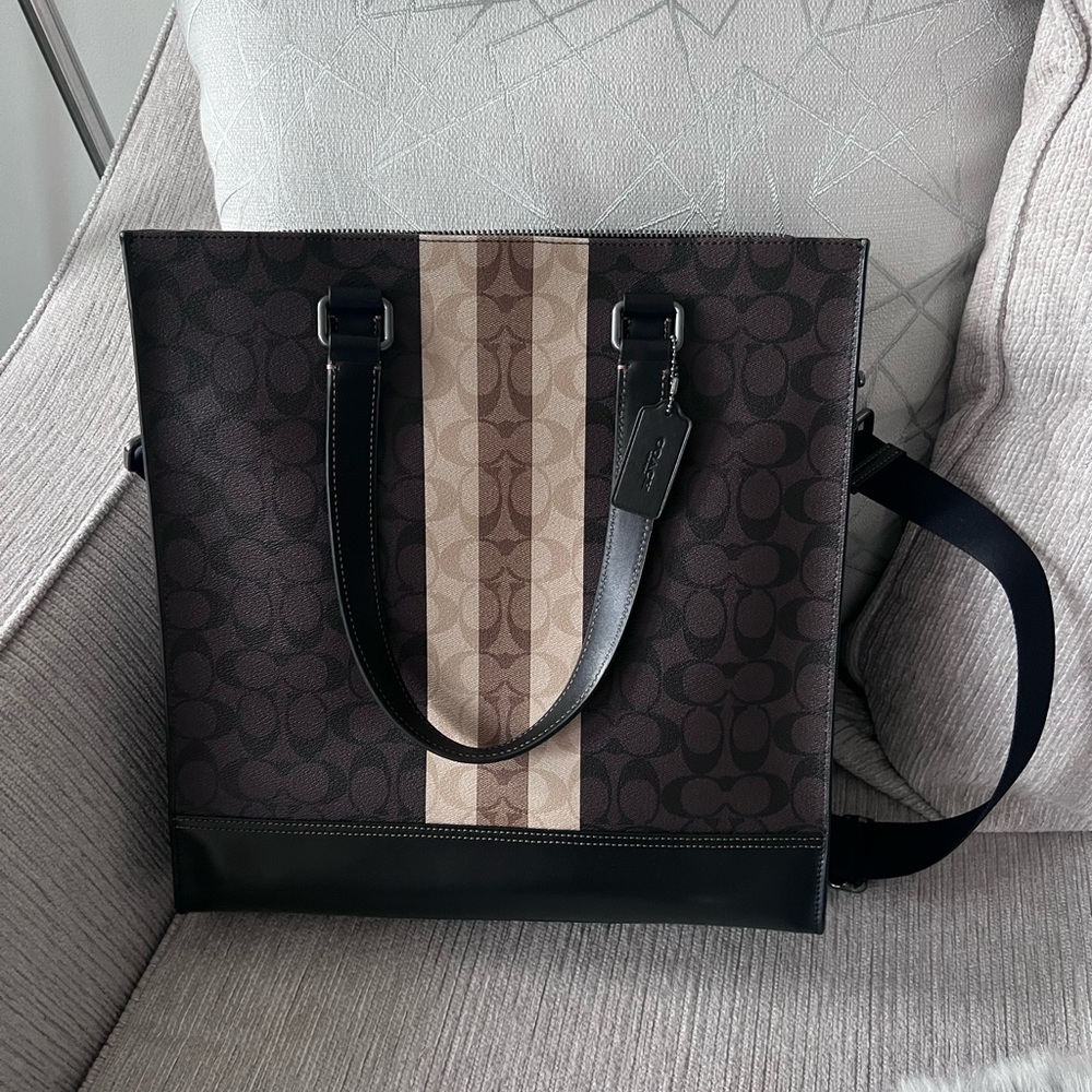 Coach laptop tote